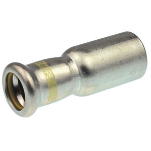 Insteekverloopsok Xpress RVS gas 15x18mm spie R2707G VVE=10