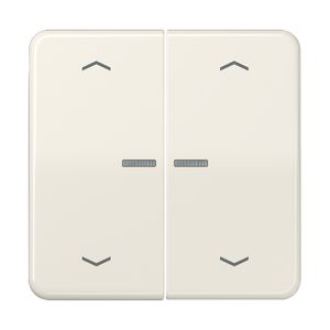 Stuurafdekking CD 2voudig wit pijl HOME