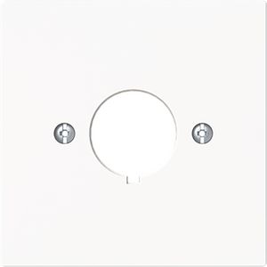 Centraalplaat boring 22.5mm art-matwit (2533-44M)