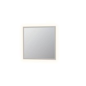 Spiegel SP7 op aluminium kader met gematteerd LED verlichting rondom en sensor schakelaar 800x900mm