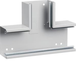 T-stuk staal voor goot BRS 65x100mm lichtgrijs