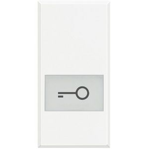 Toets sleutel symbool 1 module Axolute White
