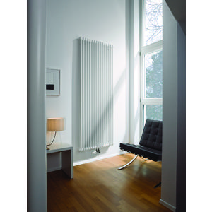 2-Kolomradiator Charleston 1500x368mm RAL9016 832W Vert.