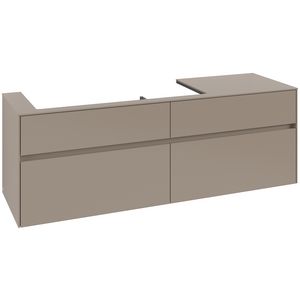 Wastafelonderkast Collaro 1600x548x500mm Taupe C02900VM