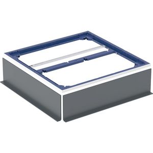 Installatieframe voor douchevloer tot 100cm voor vijf steunpoten: 80x80cm