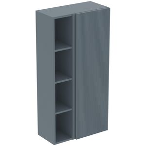 Kast 600x300x1200mm matt ashblue 1 deur Finesse