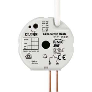 Inbouwactor 1-voudig 16A KNX VVE=10
