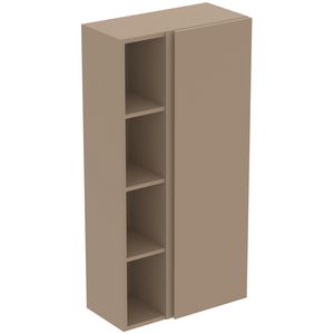 Kast 600x300x1200mm mat greige 1 deur Finesse