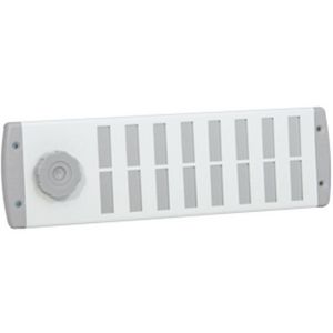 ALU schuifrooster Bold Line 300x90mm wit