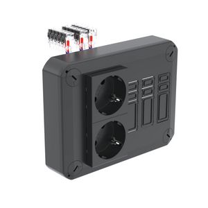 Stekerbare T100 deksel+2-v WCD+uitbrp.GST18 150x116x60 Poly