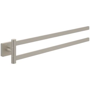 Handdoekhouder twee Elements Striking Brushed Nickel Matt