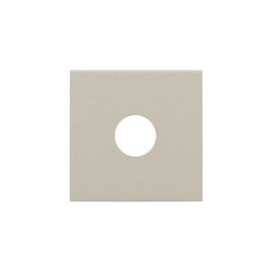 Afwerkingsset voor enkelvoudige coaxaansluiting voor tv sand textured