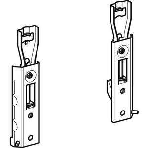 set kastophangers voor onderkast voor wastafel