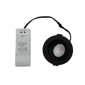 LED Spot Flex 8W 580lm 927 38° Zwart IP44 CRI98 DIM