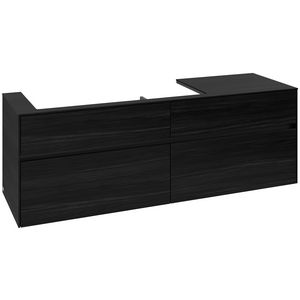 Wastafelonderkast Collaro 1600x548x500mm Black Oak C02900AB