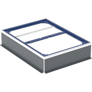 Installatieframe voor douchevloer 110–140cm voor zeven steunpoten: 110x80cm