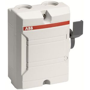 Werkschakelaar 2P 40A 2P wit kabelinvoer 2xM32/2xM32+1