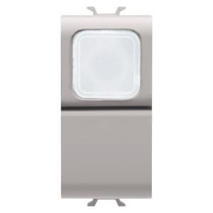 PUSH-BUTTON 1P 250V ac-NO 16A-OPAL DIFFUSER-1 MODULE VVE=12