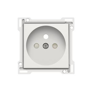 Afwerkingsset stopcontact penaarde/besch.afsl. white c.