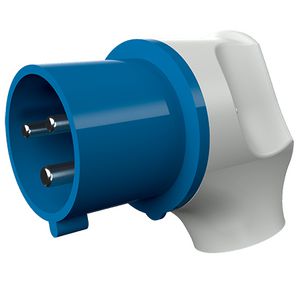 Haakse contactstop 32A 3-polig  6H 230V IP44