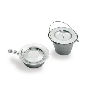 Toiletemmer incl. deksel RVS