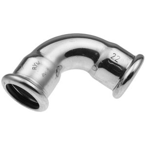 Bochtkoppeling 90° XPress CU verchroomd 12x12mm 7002AC VVE=10