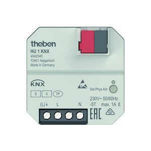 1-voudige verwarmingsactor UP Data Secure KNX