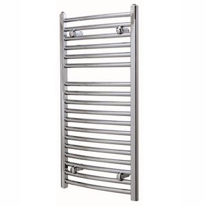 Handdoekradiator LISA CHROOM (1411mm) 1400x500mm 4x1/2" aansl. 436W