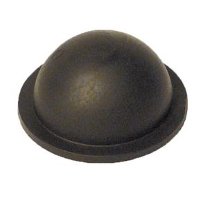 Drukknopbal zwart gummi diameter 60mm VVE=10