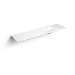 Wastafelblad enkele waskom 1900mm comp. 37 aluite Hammock