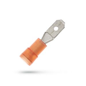 Kist a 100st. geisoleerde vlaksteker 4,8x0,5mm 0,5-1,5mm² Nylon