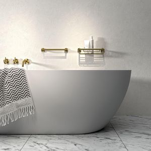 Fleshouder / douchemand goud geborsteld NEMOX BRUSHED GOLD