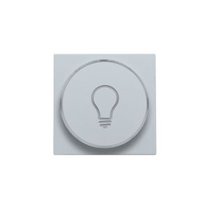 Afwerkingsset doorschijnende ring lampsymbool 6A sterling c.