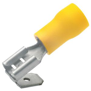 Vlaksteekhuls geel 6mm² 750AZ VVE=100