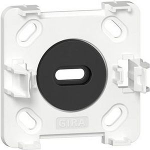 Montageplaat 1-voudig schakelaar/SCHUKO Opbouw zuiver wit