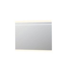 Spiegel SP6 met horizontaal geintegreerde LED verlichting en ind. LED-verl. ↑+↓ en sensorschakelaar 800x1200mm alu
