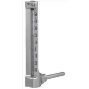 Staafthermometer haaks 150x36mm W3211 alu. -30°/+50°C insteekl. 63mm 1/2"bt.