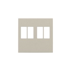 Afwerkingsset voor 2-voudige luidsprekeraansluiting sand textured
