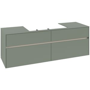 Wastafelonderkast Collaro 1600x548x500mm Soft Green C028B0AF
