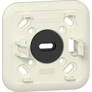 montageplaat 1-voudig K/P25 wandcontactdoos met randaarde / wandcontactdoos z met randaarde Opbouw