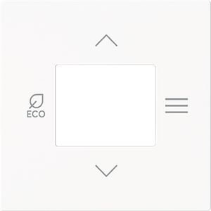 Centraalplaat v ruimtetemparatuurregelaar art-matwit (6109/03-44M)