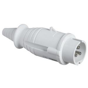 Contactstop Recht 3P 16A 40-50V AC 12h IP44 PratiKa