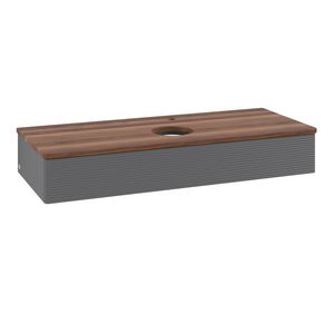 Wastafelonderkast Antao 1200x190x500mm Antr. Matt Lacquer K10152GK