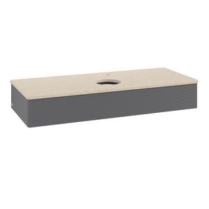 Wastafelonderkast Antao 1200x190x500mm Antr. Matt Lacquer K10153GK