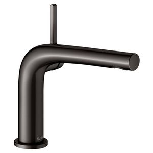 1-hendel wastafelmengkraan 120 afvoergarnituur titaanzwart geborsteld