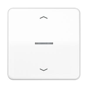 Stuurafdekking CD 1voudig alpinwit pijl HOME