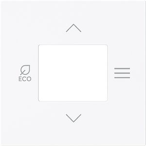 Centraalplaat v ruimtetemparatuurregelaar art-wit (6109/03-44G)