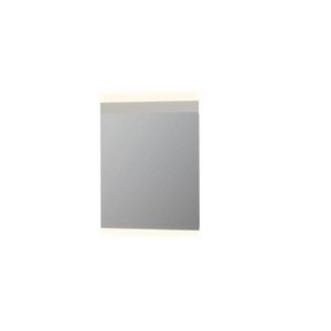 Spiegel SP11 rookglas met gematteerde bovenzijde en ind. LED-verl. ↑+↓ . sensorschakelaar 800x700mm rookglas