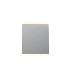 Spiegel SP11 rookglas met gematteerde bovenzijde en ind. LED-verl. ↑+↓ . sensorschakelaar 800x800mm rookglas