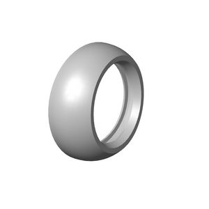 Kapje 36X12mm-BG